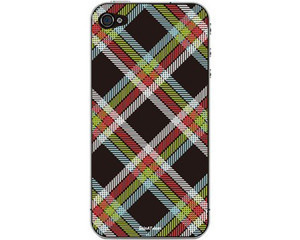 SkinAT iPhone 4/4s 手机背面贴纸贴膜（黑底彩框）评测 给经典手机焕发个性新生
